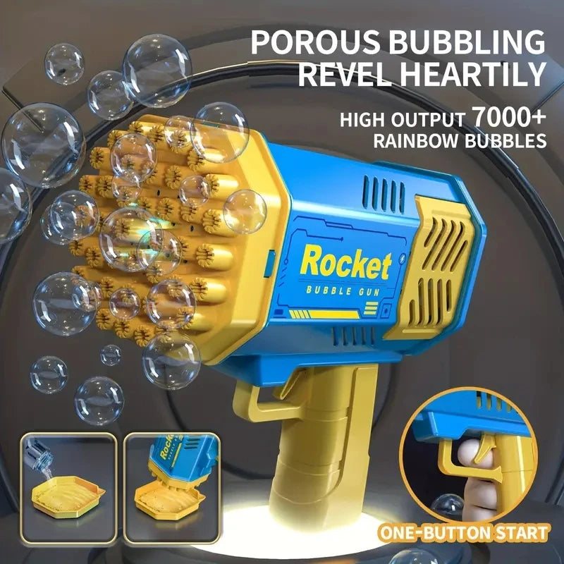 40 Hole Rocket Launcher Bubble Machine