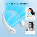 2025 New Mini Hanging Neck Fan Bladeless Portable Neckband Fan Digital