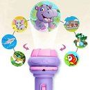 10 Cards Cartoon Projection Flashlight Toy