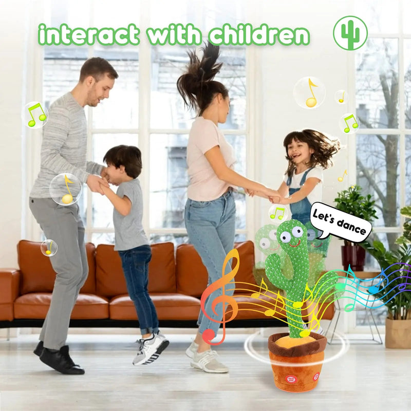 Kids Dancing Talking Cactus Toys Singing