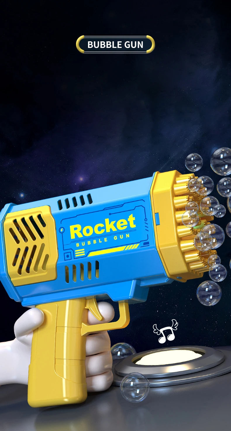 40 Hole Rocket Launcher Bubble Machine