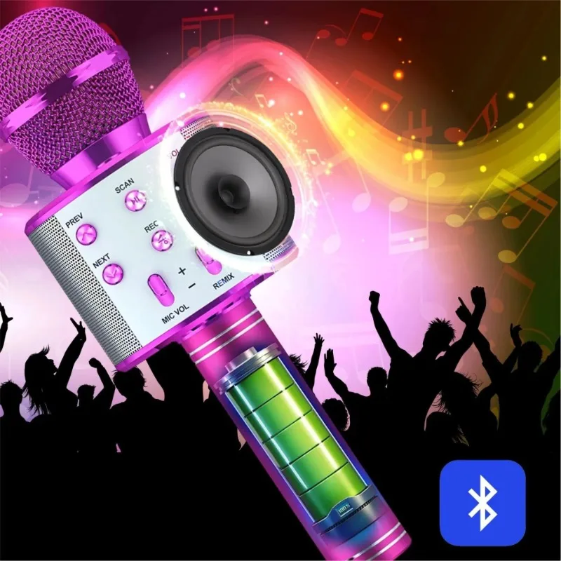 Wireless Bluetooth Karaoke Microphone