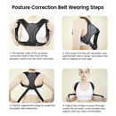 Adjustable Back Shoulder Posture Corrector Belt | Clavicle & Spine Support