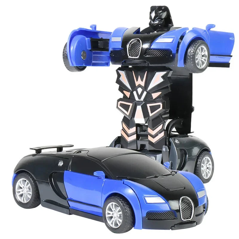 Robot Car One-Click Impact Deformation