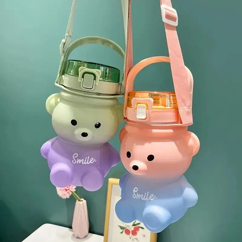 New Style 2025 Cute Bear Water Bottle