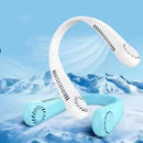 2025 New Mini Hanging Neck Fan Bladeless Portable Neckband Fan Digital