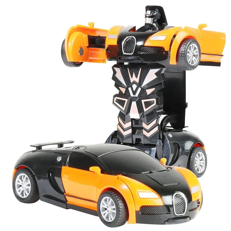 Robot Car One-Click Impact Deformation